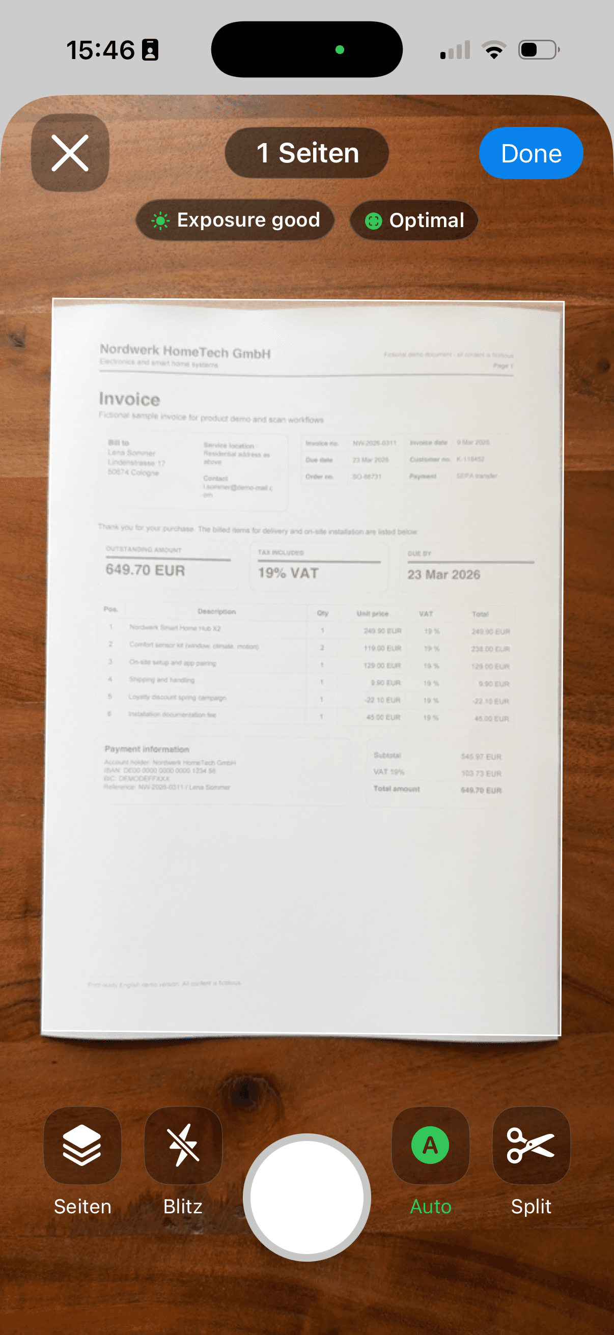 Scan & Store: Page review